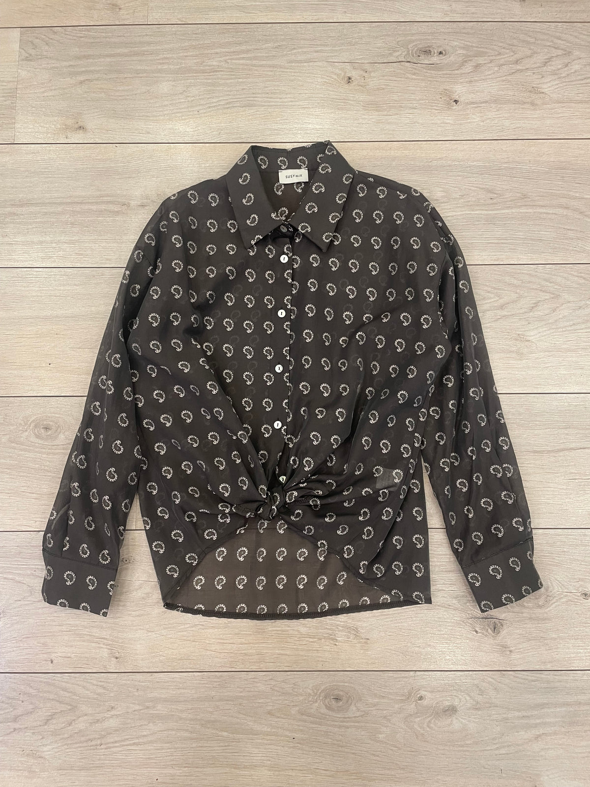Camicia fantasia cashmere