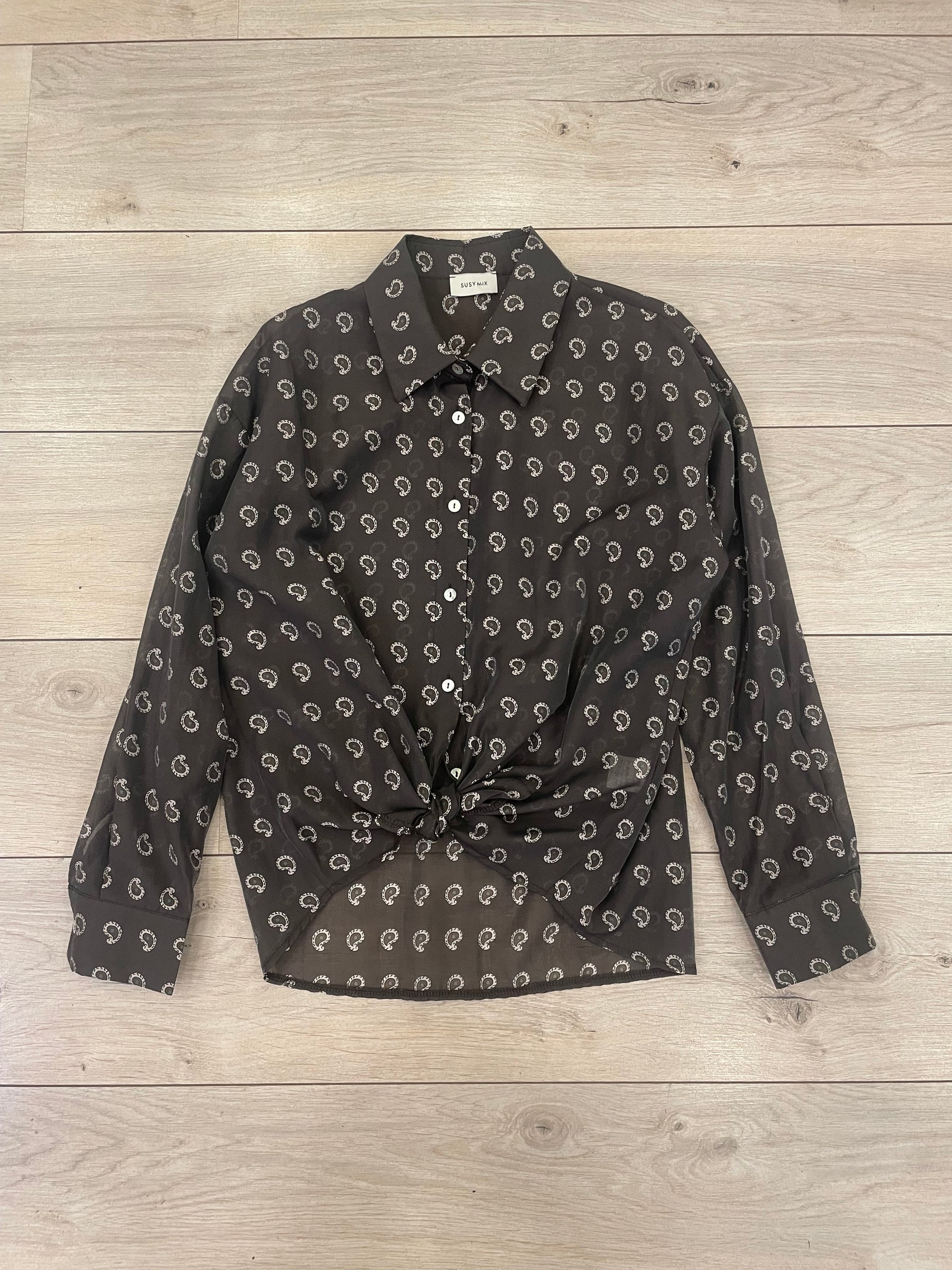 Camicia fantasia cashmere