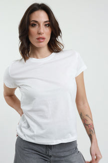 T-shirt girocollo cotone
