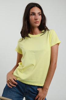 T-shirt girocollo cotone