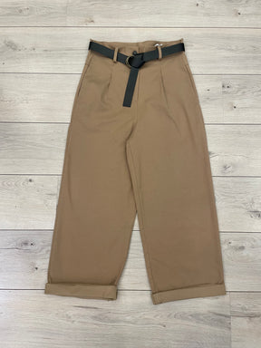 Pantaloni Baggy con Cintura