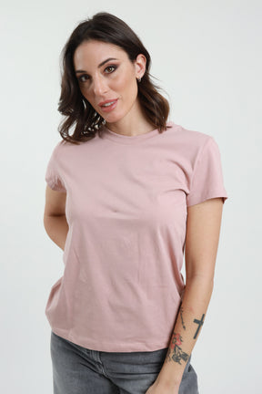 T-shirt girocollo cotone