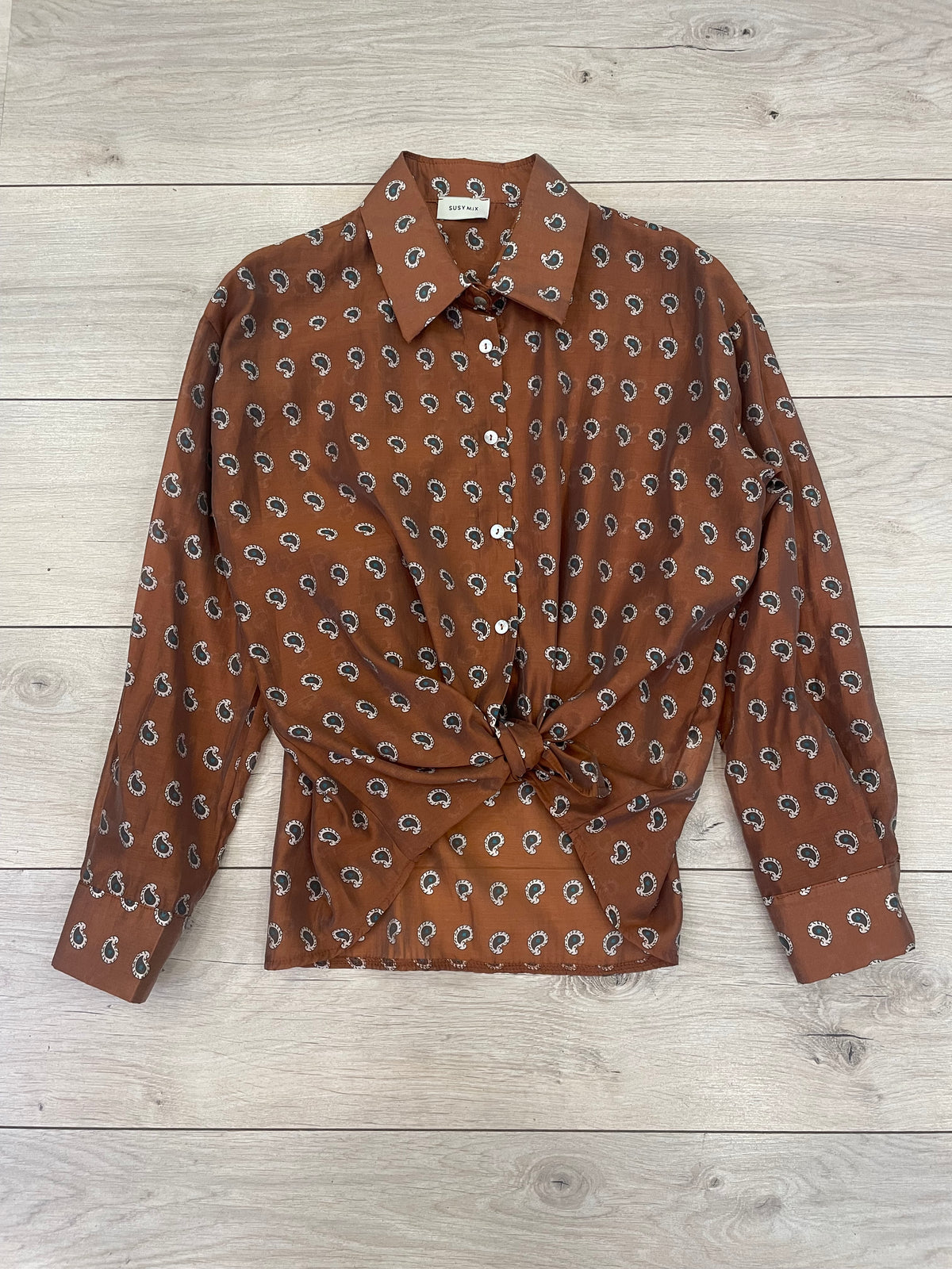 Camicia fantasia cashmere