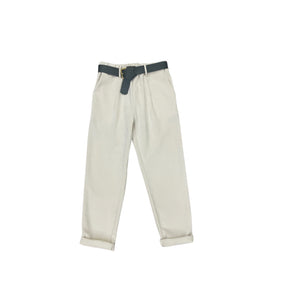 Pantalone boyfriend in velluto