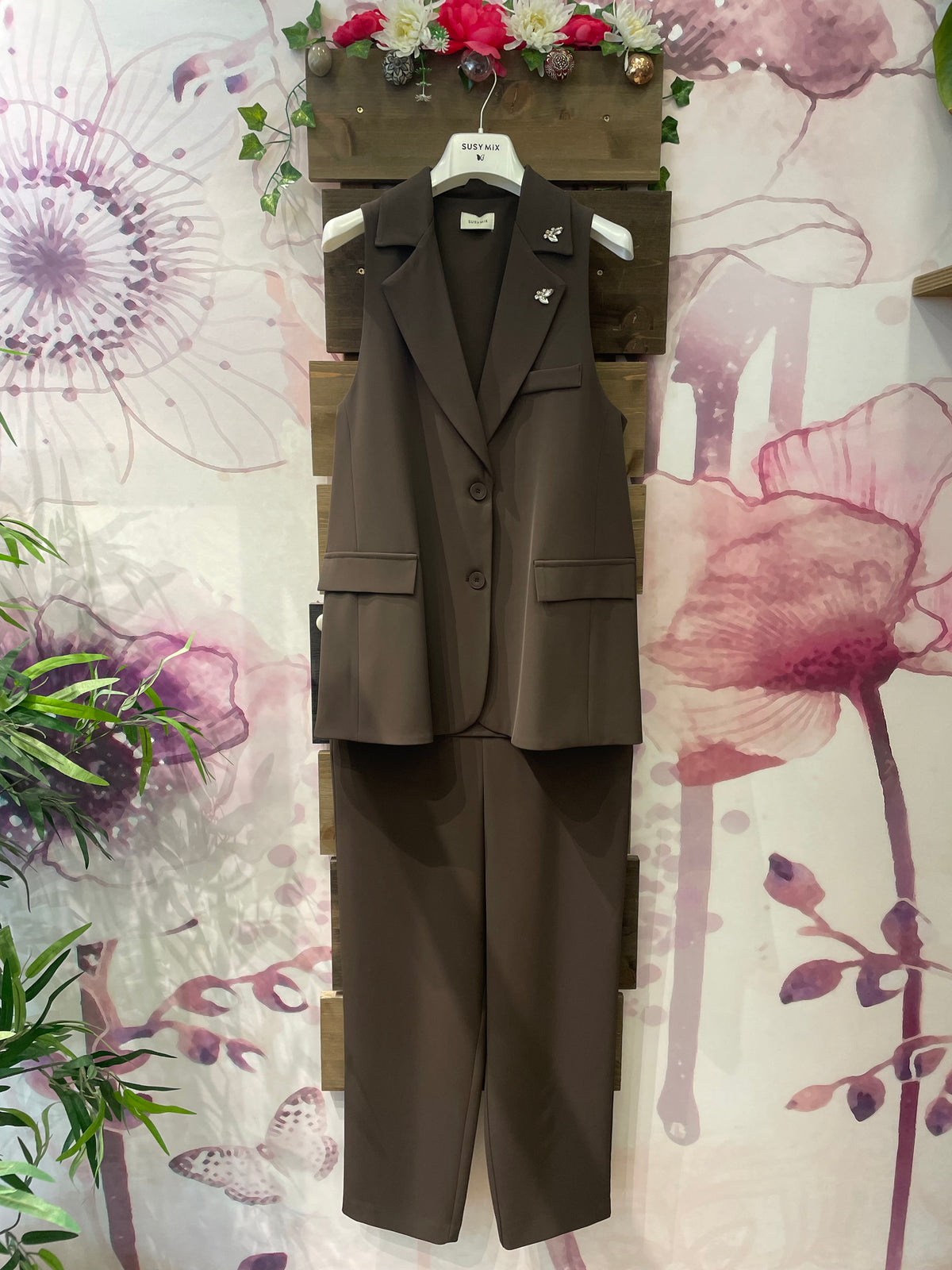 Completo Pantaloni e Gilet Lungo