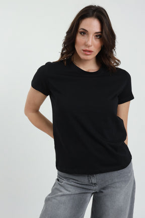 T-shirt girocollo cotone