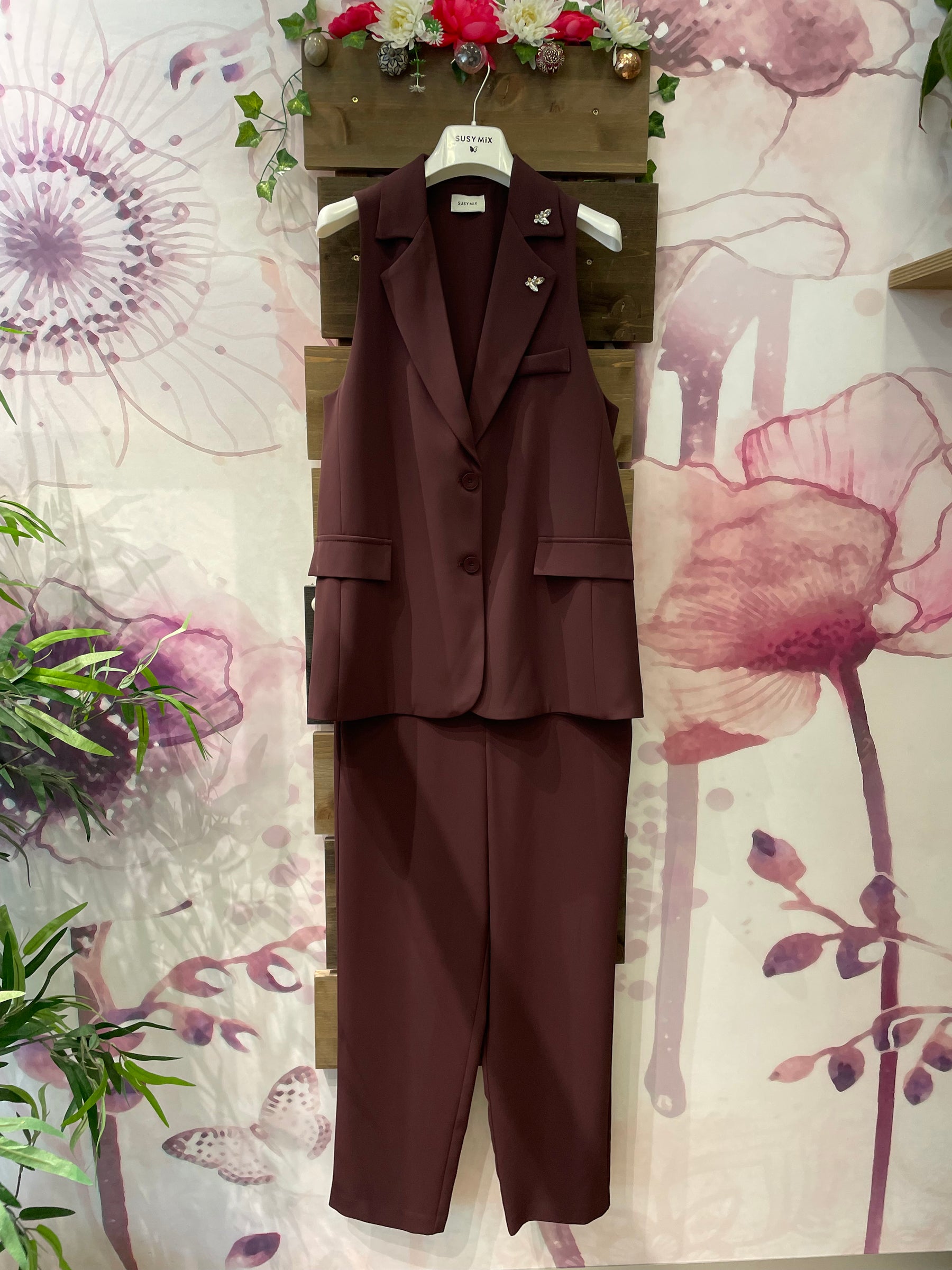 Completo Pantaloni e Gilet Lungo